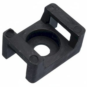 Площадка під хомут e.cta.stand.15.10.black15х10 H-7мм Ø отв. 3мм чорна (100 шт.)