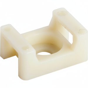 Площадка під хомут e.cta.stand.22.15.white 22х15 H-10мм Ø отв. 5мм біла (100 шт.)