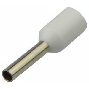 Наконечник втулковий  0.75 мм.кв. ізол. НТ 0.75-10 білі (100шт) "АСКО"