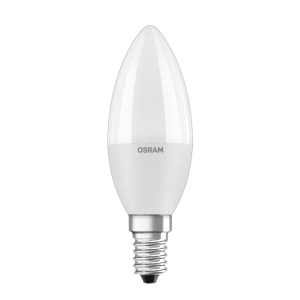 Лампа ЛЕД свічка 6,5W 4000K 550lm E14 VALUE CL B60 230V FR 10X1 w.o. CE (2 роки) "OSRAM"