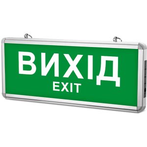 Св-к авар. ЛЕД  0.8W 1.5год IP20 "ВИХІД" односторонній TITANUM