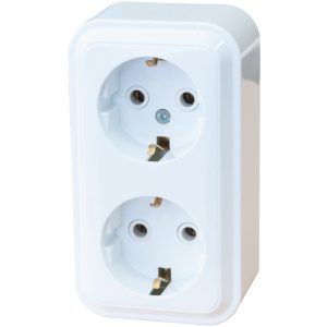 Розетка 2-а З/К зовн. IP20 Premiera GISelt