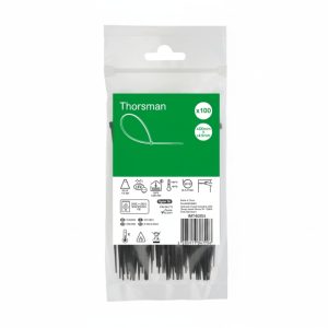 Хомут 2,5х120 кабельний чорний (100шт)