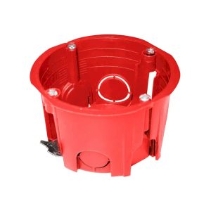 Коробка установча  65х45 IP30 внутрішня пласт. г/к набірна з шурупом (200шт)