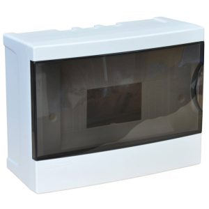 Щит пласт. ЩРН-П- 08 мод зовн.уст. IP40 проз двері