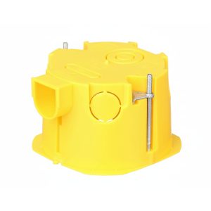 Коробка установча  65х45 IP30 внутрішня пласт. г/к набірна з шурупом PLANK MB0021 (175шт.уп.)