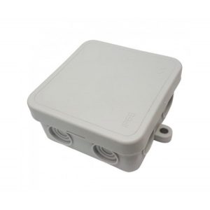 Коробка розподільча 65x65x30 IP55 зовнішня з кабельними вводами ELETTROCANALI EC411C2