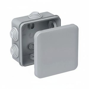 Коробка розподільча 190х150x75 IP66 зовнішня з сальник.гумов