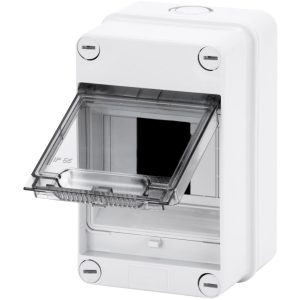 Щит пласт. ЩРН-П-  4 мод. зовн. ІР55 проз. дверц. GEWISS