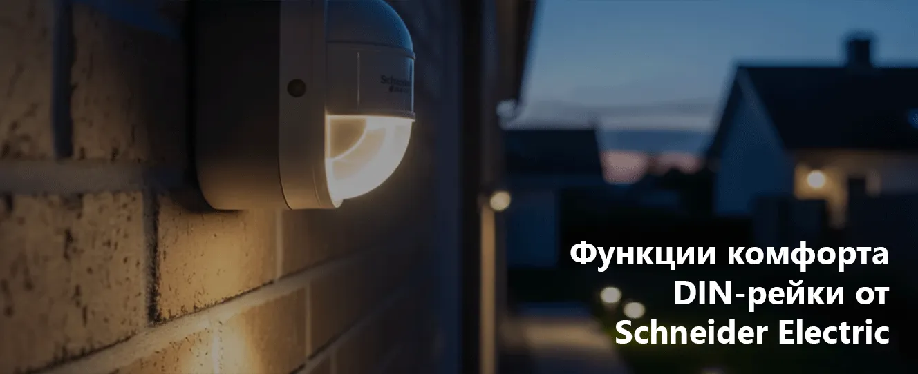 Функции комфорта на DIN-рейку от Schneider Electric