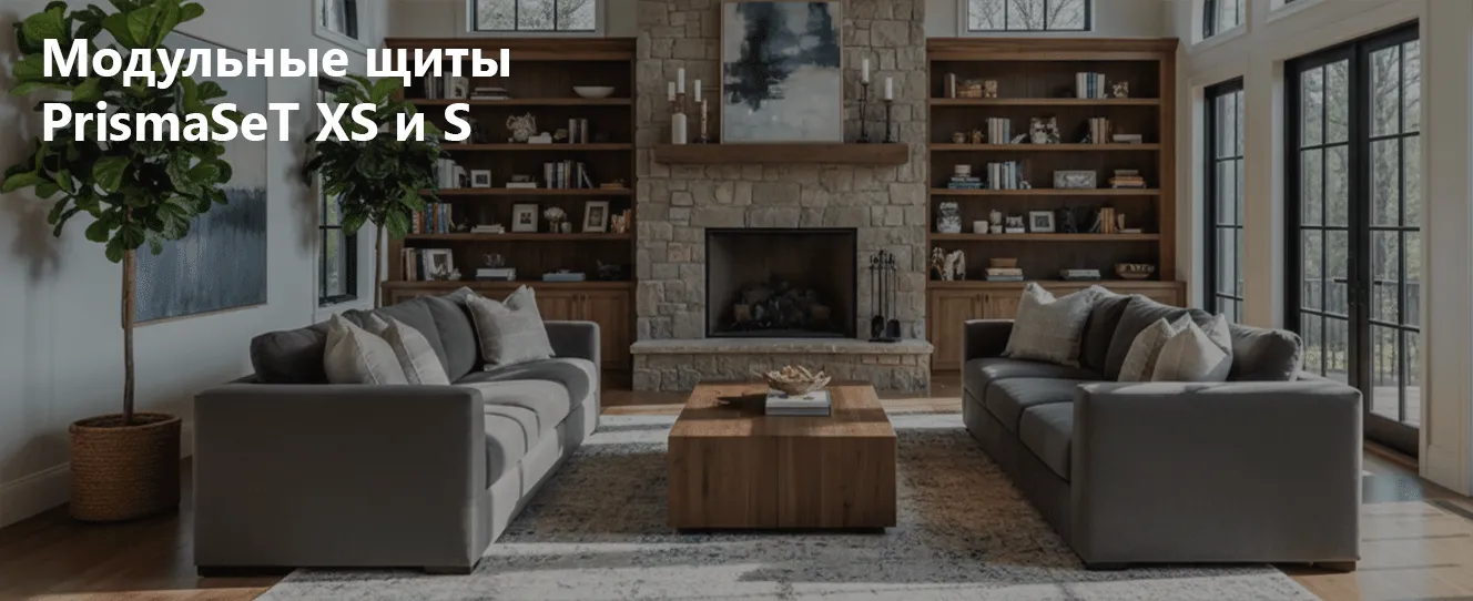 Модульные щиты PrismaSeT XS и S для жилых и коммерческих помещений