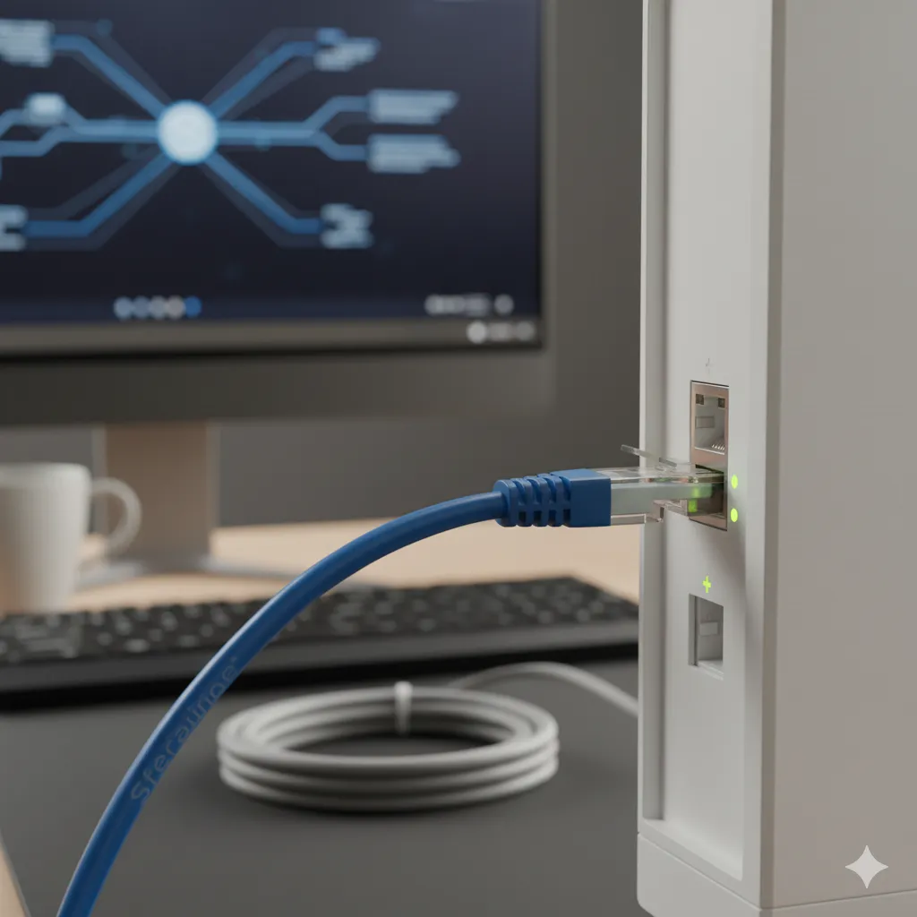 Як підключити інтернет до комп'ютера через кабель