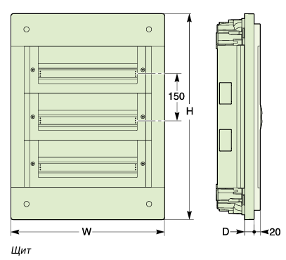PrismaSeT XS | модульні навісні щити Schneider Electric для житлових і комерційних об’єктів