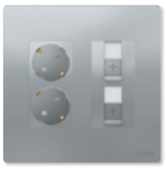 Unica New в поєднанні з розетковими блоками System+