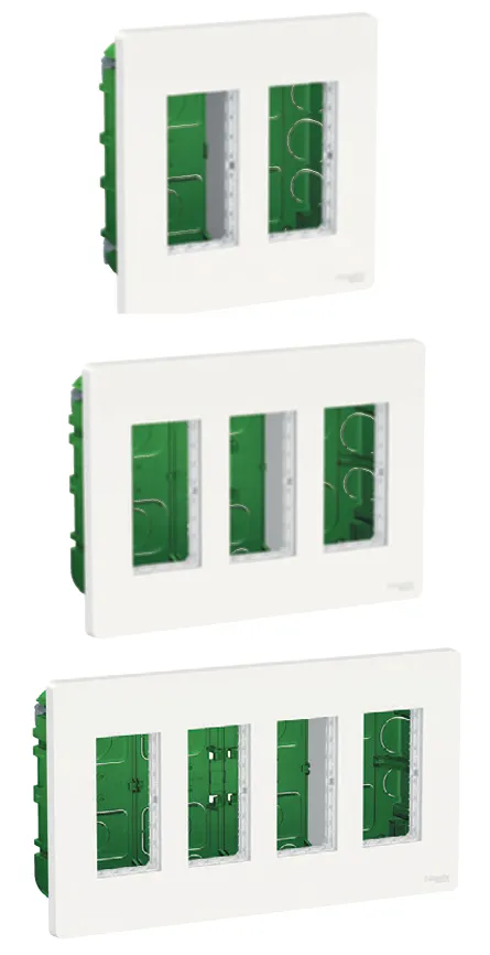 Unica New в поєднанні з розетковими блоками System+