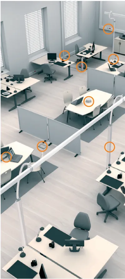 Optiline | електромонтажна система для організації робочих місць