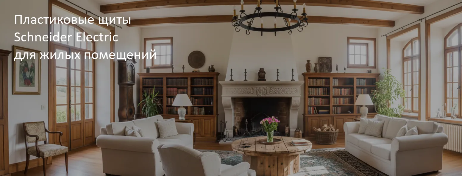 Пластиковые щиты Schneider Electric для жилых помещений