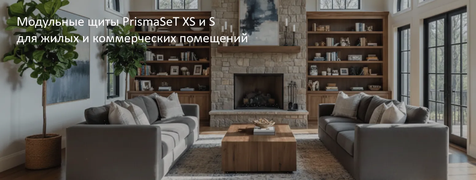 Модульные щиты PrismaSeT XS и S для жилых и коммерческих помещений