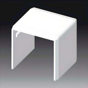 З'єднання на стик LHD 40x20 білого кольору (8632 HB)