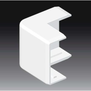 Кут зовнішній для LHD 40х20 білого кольору (8636 HB)