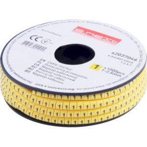 Маркер кабельний e.marker.stand.1.2.5.1, 1-2,5 кв.мм, "1", 1000 шт