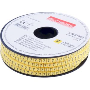 Маркер кабельний e.marker.stand.1.2.5.7, 1-2,5 кв.мм, "7", 1000 шт