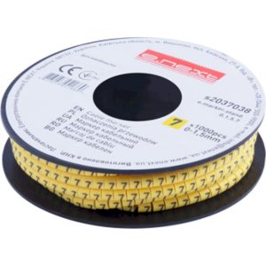 Маркер кабельний e.marker.stand.0.1.5.7, 0-1,5 кв.мм, "7", 1000 шт