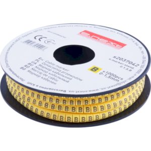 Маркер кабельний e.marker.stand.0.1.5.B, 0-1,5 кв.мм, "B", 1000 шт