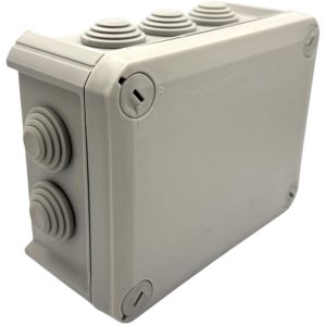 Коробка розподільча 150х115x65 IP66 зовнішня з сальник.гумов