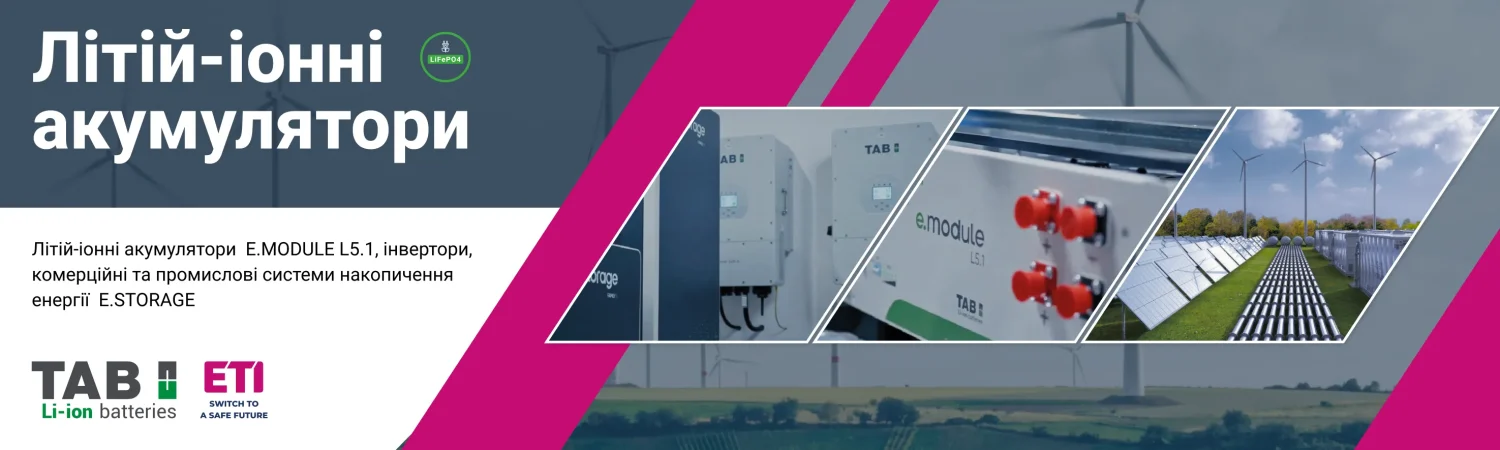 Літій іонні акумулятори ETI | інвертори, комерційні та промислові системи накопичення енергії