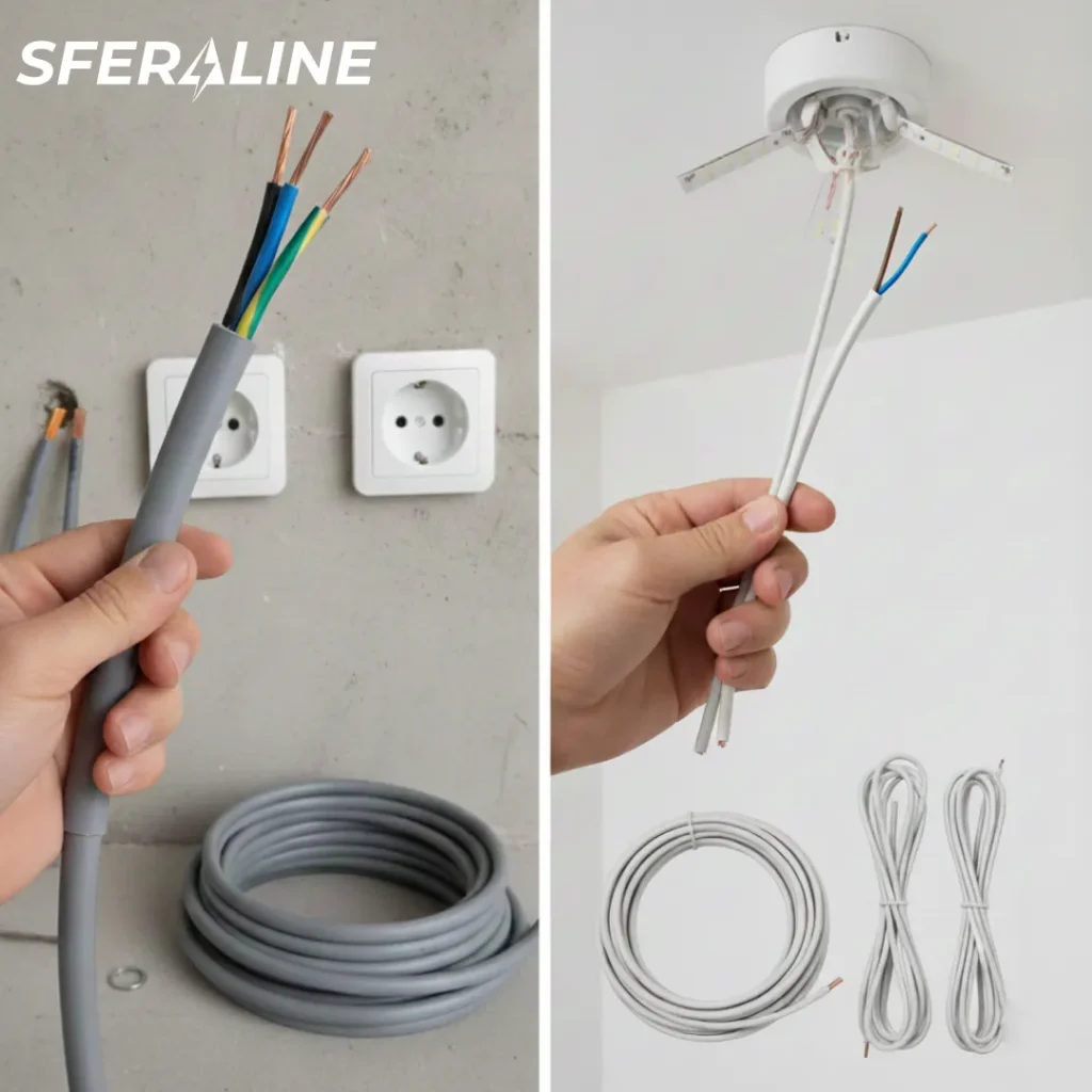 Какой кабель нужен для розеток а какой для освещения | Простой гид по маркировке и сечению для ремонта в квартире