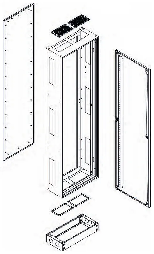 Розподільні шафи серії LХN250 | оберіть надійні металеві електрощити ETI