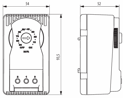 Компоненти для контролю температури і вологості шаф | ETI