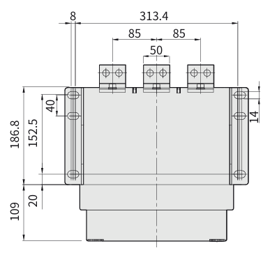 Габаритні розміри автоматичних вимикачів фірми ETI POWER 