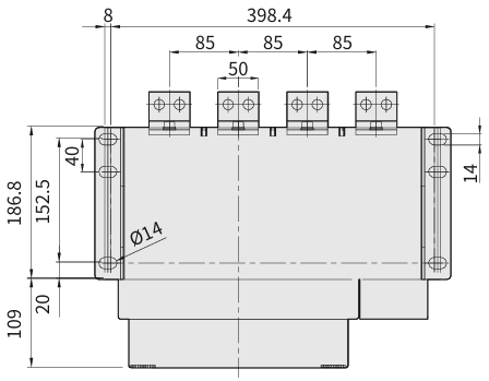 Габаритні розміри автоматичних вимикачів фірми ETI POWER 