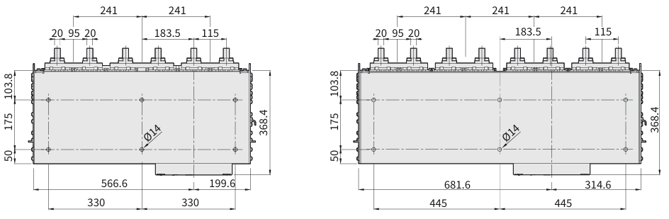 Габаритні розміри автоматичних вимикачів фірми ETI POWER 
