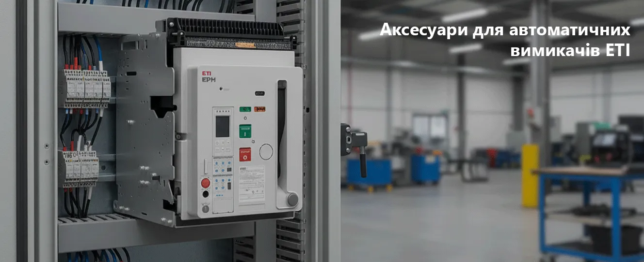Каталог аксесуарів для автоматичних вимикачів фірми ETI POWER