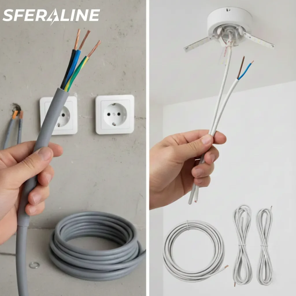 Який кабель потрібен для розеток а який для освітлення | Простий гід по маркуванню та перерізу для ремонту в квартирі
