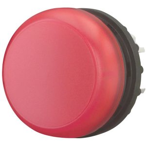 Головка сигнальної лампочки плоска, червона M22-L-R