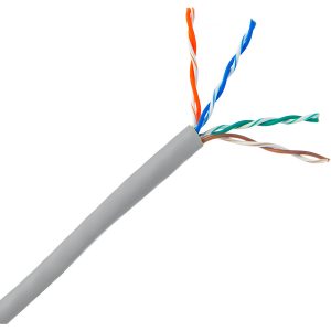 UTP cat.5e 4х2х0,50 AWG 100МГц (бухта 305м) сірий KLM
