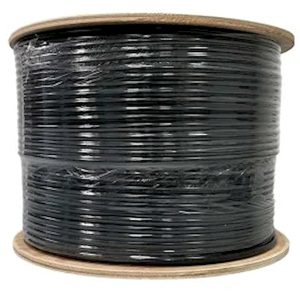 UTP cat.5e 4х2х0,50 зовнішній PE 100МГц (бухта 305м) чорний KLM