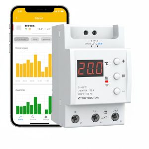 Терморегулятор Terneo bх для теплої підлоги Wi-Fi 32 А, 7000 ВА,5…45 °C, R10-4