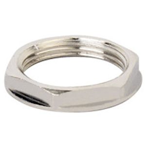 Гайка M32x1,5, товщина 7,5мм, нікельована латунь, тип А