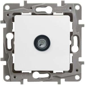 Розетка TV "зірка" внутр. 2dB Etika біла (знято з в-ва)