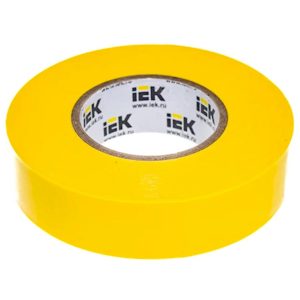 Ізострічка ПВХ 0,13х15х10м (жовта) "ІЕК"