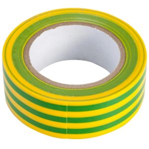 Ізострічка ПВХ 0,13х15х10м (жовта-зелена) "ІЕК"