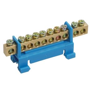 Шина "N" "нуль" з ізол. на DIN 6х9мм/6 Д-С "IEK" (розпродаж)