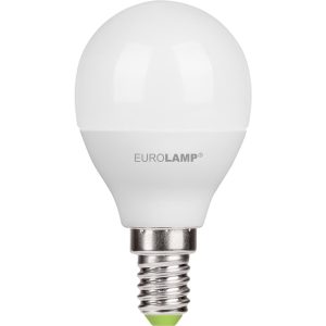 Лампа ЛЕД куля 5W E14 4000K G45 220V EUROLAMP