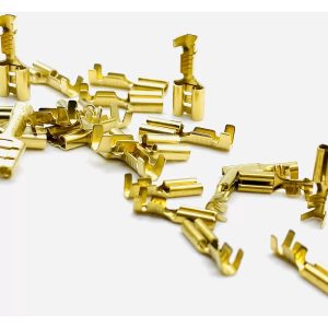 Кабельний наконечник мама без ізоляції для проводу 1,0-2,5 кв.мм (6,3 х0, 8). Матеріал луджена латун