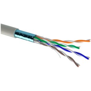 FTP cat.5e 4х2х0,51 LSZH 100МГц (бухта 305м) сірий ІТК (ціна на залишок)